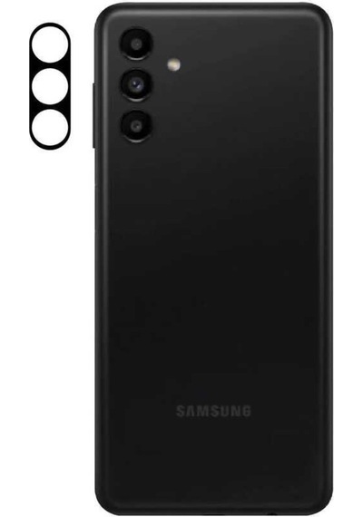 Galaxy A13 4G Zore 3D Kamera Camı Koruyucu Siyah