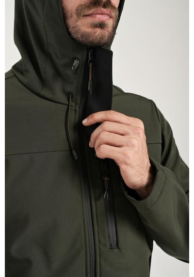 Exuma 2311100 Erkek Haki Yağmur Rüzgar Geçirmez Softshell Mont 001
