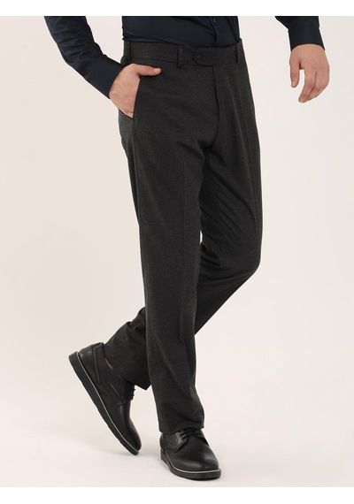 Dufy Koyu Gri Erkek Slim Fit Pantolon - 94143 Koyu Gri