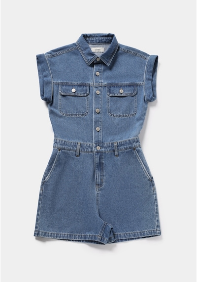 Colin's Colins Regular Fit Düz Kadın Mid İndigo Denim Jean Şort Cl1081399 Q1.v1 Dn45047