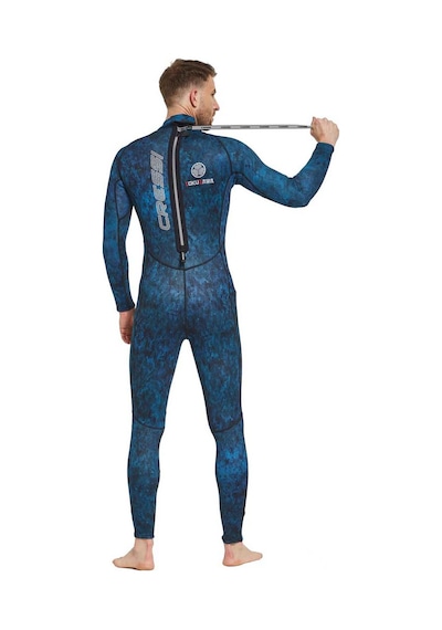 Cressi Tokugawa Man 3 Mm Mavi Kamuflaj Dalış Elbisesi Xlarge Çok Renkli