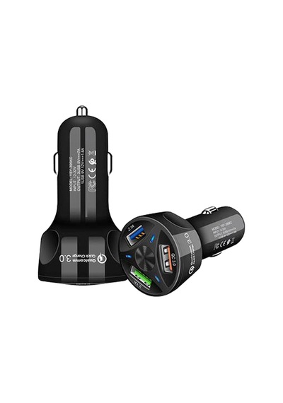 Powermaster Te-091 3Lü Usb Çakmaklık Power 3.0 Hızlı Araç Şarj Ci