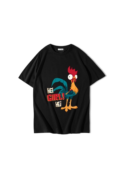 Brz Collectıon Brz Collection Unisex Oversize Hei Girl Hei T-shirt Siyah