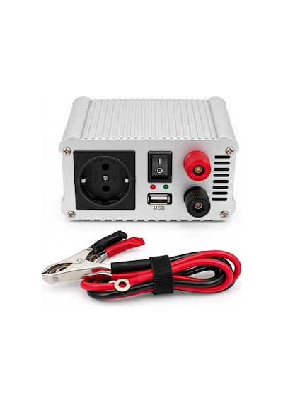 Bay 500w Araç İnverteri 12v Dc 220v Ac Usb Çıkışlı Fanlı Akü Dönüştürücü Araç Ve Karavan Kullanımı Naj