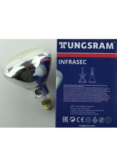 250 Watt Infrared Ampul Isıtan Lamba
