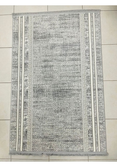 Mihra Halı % Akrilik Sık Dokuma 4 Mevsim +12 Hav Yükseklikte Gri Kesme Halı