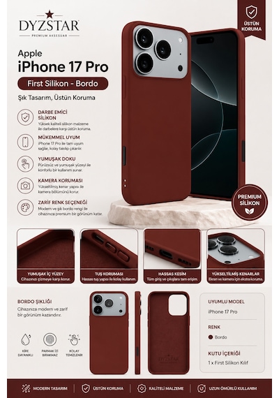 Apple İphone 17 Pro First Silikon