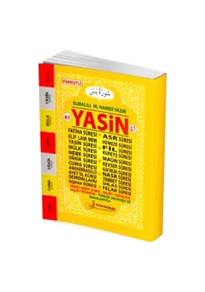 41 Yasin Türkçe Okunuşu Ve Manalarıyla Fihristli Cep Boy  F019