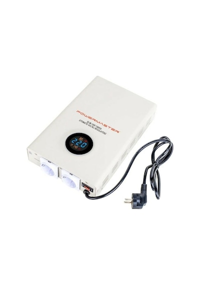 Powermaster Slim-1500 Otomatik Voltaj Regülatörü 1500va Kombi Regülatörü