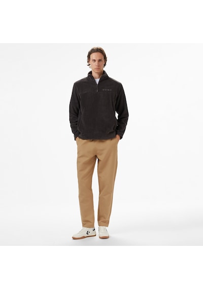 United4 Unıted4 Erkek Gri Half Zip Sweatshirt Romeo Gri