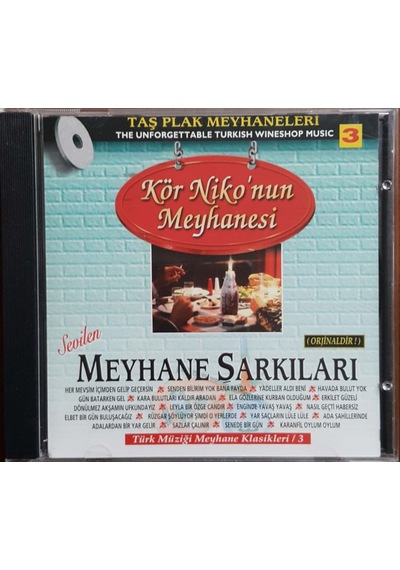 Plak Değildir Cd Dir Cd Kör Niko'nun Meyhanesi Sevilen Meyhane