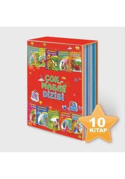 2.Sınıf Çok Masal Dizisi 10 Kitap Mercek