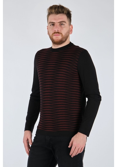 Ecer Minimalist Erkek Triko - Uzun Kol - Rahat Ve Şık Siyah
