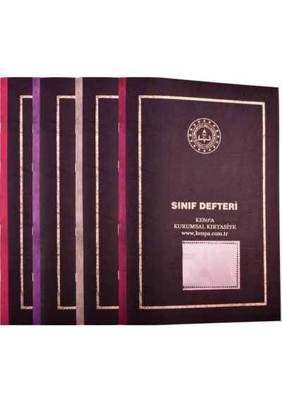 7 Derslik Yoklamalı Sınıf Defteri