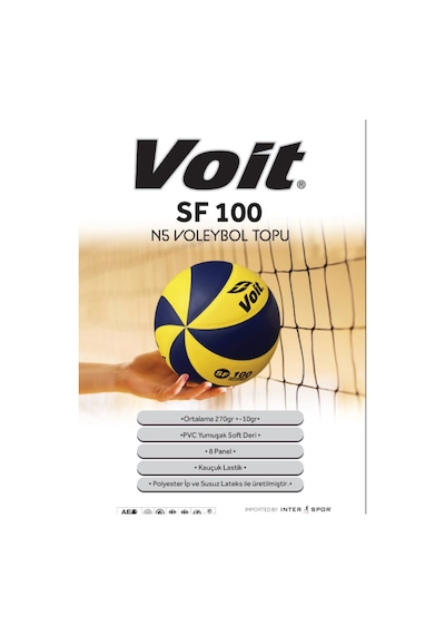 Voit Sf 100 N 5 Voleybol Topu Lacivert - Sarı