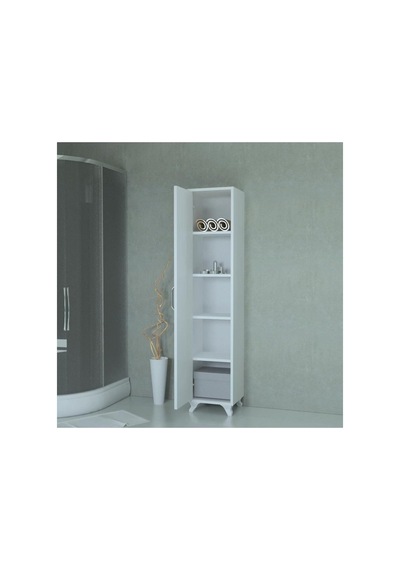 Çok Amaçlı Beyaz Banyo Boy Dolabı Çok Renkli Çok Amaçlı Beyaz Banyo Boy Dolabı Çok Renkli