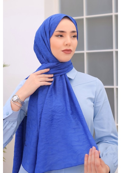 Silk Home Olinda Şal 49001-37 Saks Mavi