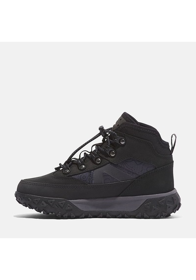 Timberland Motion 6 Mid Lace Up Waterproof Çocuk Sneakers-34002 Siyah