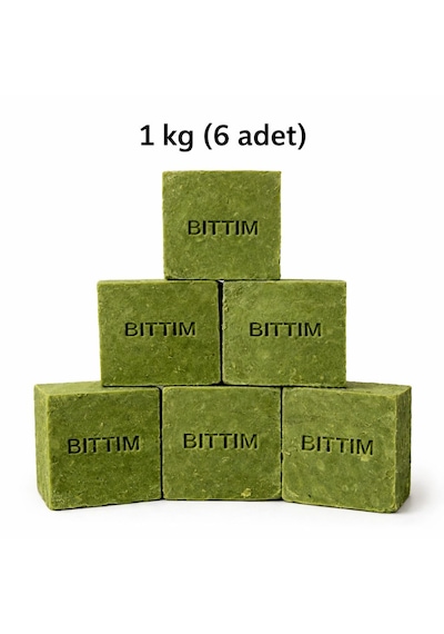 Siirten Geleneksel Bıttım Sabunu 1 Kg 6 Adet Doğal