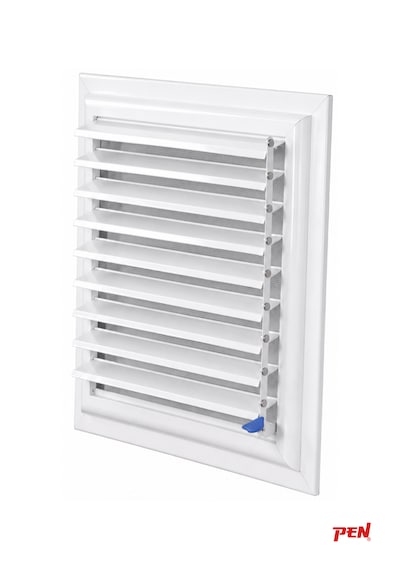 Alüminyum Banyo Wc Havalandırma Menfezi 48x48 Beyaz Seri