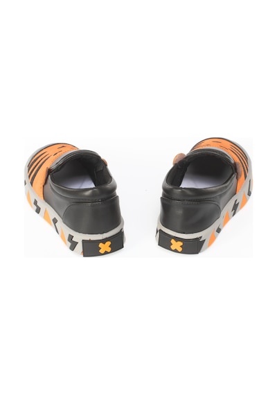 Leopar Erkek Çocuk Ortopedik Sneakers Turuncu
