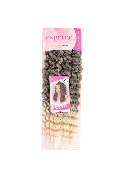 Nice Bulk Afro Su Dalgası / Kahve / Platin Ombreli - Mydr-463228 Çok Renkli