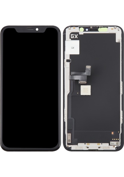 Apple Uyumlu iPhone 11 Pro İçin Çerçeveli Gx Oled Ekran Siyah Diğer
