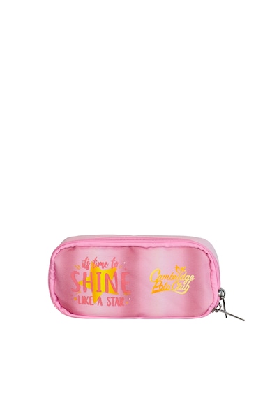 Açık Pembe Star Unisex Çocuk Tek Bölmeli Kalem Çantası