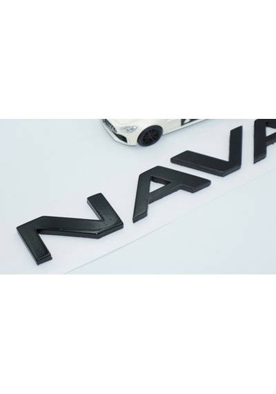 Dk Tuning Navara Siyah Abs Ön Kaput Ve Bagaj Yazı Nissan İle Uyum