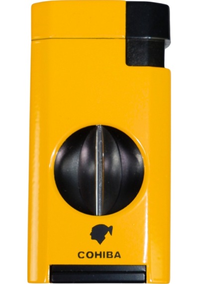 Cohiba Çift Torch Pürmüz Sarı Puro Çakmağı - Tr8983