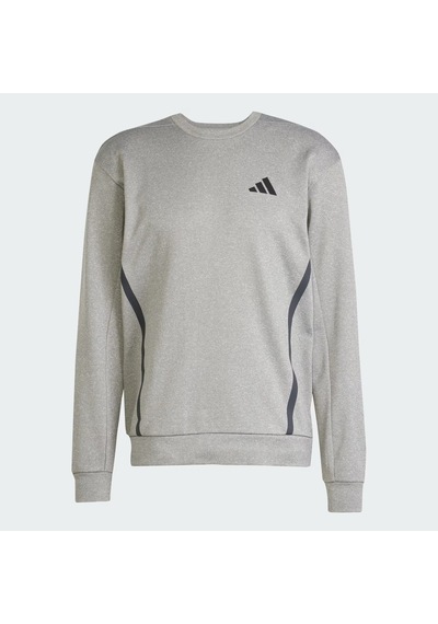 Adidas Game & Go Team Issue Bisiklet Yaka Erkek Sweatshirt Jc5695 Gri