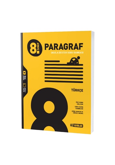 8. Sınıf Türkçe Paragraf Soru Bankası Hız Yayınları