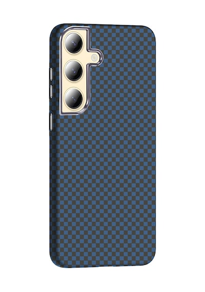 Zore Galaxy S24 Kılıf M-safe Şarj Özellikli Karbon Fiber Görünümlü Ogaa Gros Kapak - Desert Titanyum