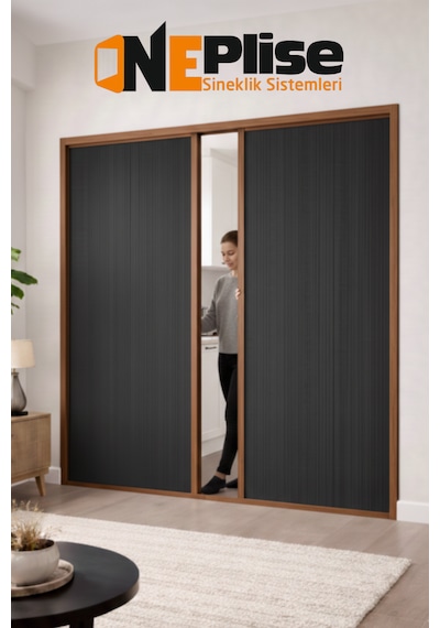 Premium Seri Duble Kapı Seperatörü-estetik Akordiyon Plise Perdesi 0-150 X 0-230 En: 0cm - 150cm X Boy: 0cm - 230cm Premium Seri Duble Kapı Seperatörü-estetik Akordiyon Plise Perdesi 0-150 X 0-230 En: 0cm - 150cm X Boy: 0cm - 230cm