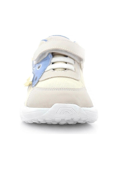Rakerplus Barefoot Krem Dinazorlu Cırtlı Lastikli Çocuk Spor Ayakkabı Gri