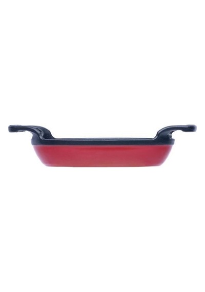 Sürel 15 9,5 Cm Oval Düz Sahan Parlak Kırmızı Düz