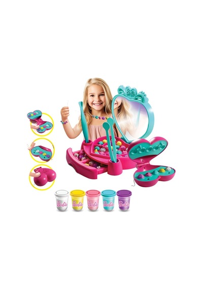 03926 Barbie Takı Tasarla Hamur Set Standart