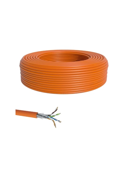 Cat6 Kablo 10 Metre Turuncu Jaksız