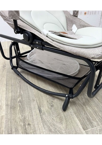 Öykü Bebek Dunyasi Çift Sallanir- Sabitlenir - Cibinlikli Anadizi Füme