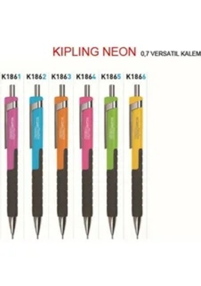 Gıpta Kipling K184 Versatil Kalem 0/7 Bordo Çok Renkli