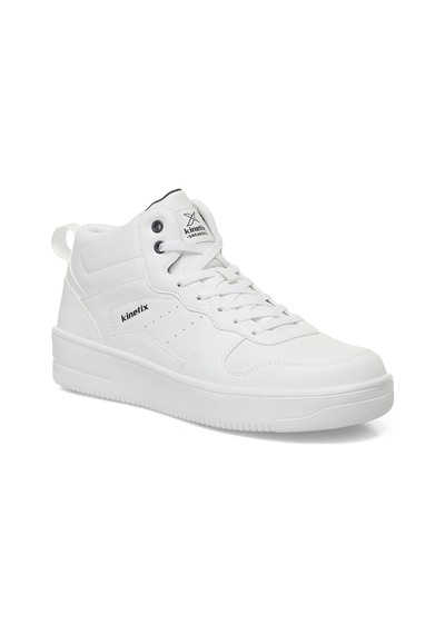 Kinetix Lowner Pu Hı 5pr Beyaz Erkek High Sneaker Beyaz-a Grı