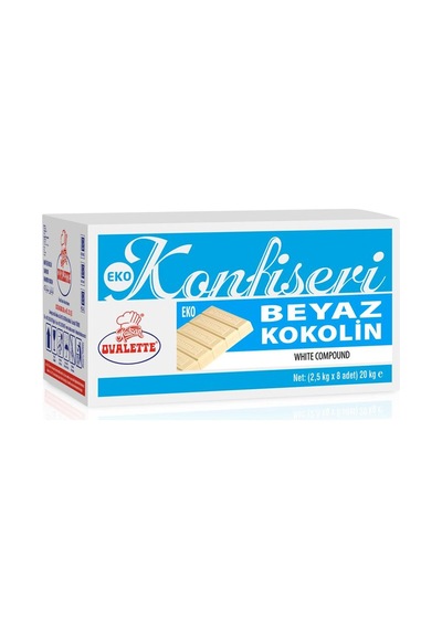 Ovalette Beyaz Kokolin Eko 2,5 Kg