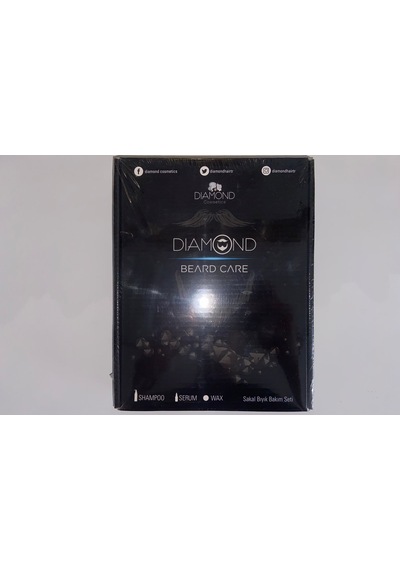 Diamond Cosmetics Sakal Bıyık Bakım Seti Şampuan + Serum + Wax