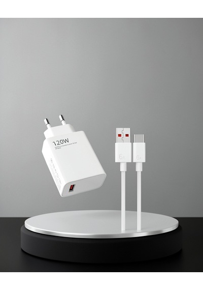 120w Hızlı Şarj Adaptörü Samsung S20 S21 S22 S23 Uyumlu Standart