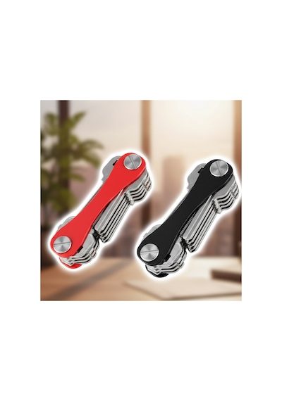 Pratik Akıllı Anahtarlık Anahtar Düzenleyici Aparat Kompakt Metal Gövdeli Anahtar Organizer Çok Renkli - 844988404 Çok Renkli