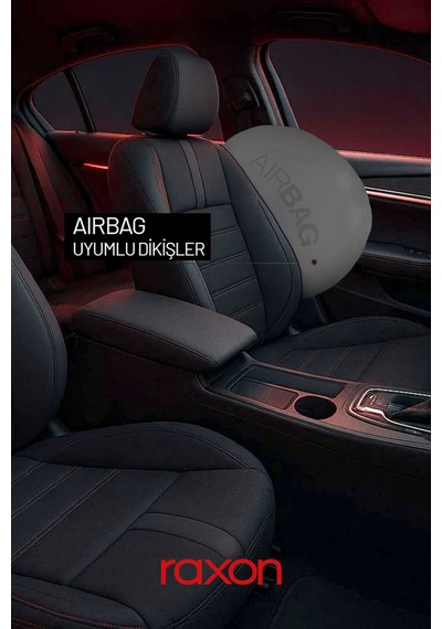 Fiat Egea Hatchback Neptune Series 2+1 Uyumlu Tay Tüyü Oto Koltuk Kılıfı - Premium Şık Ve Konforlu Tasarım Siyah