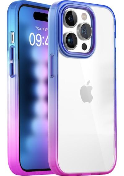 Buff Apple Uyumlu iPhone 15 Pro Max Air Bumper Rainbow Kılıf