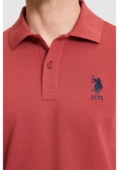 U.s. Polo Assn. Erkek Vişne Tişört Basic 50326920-vr223