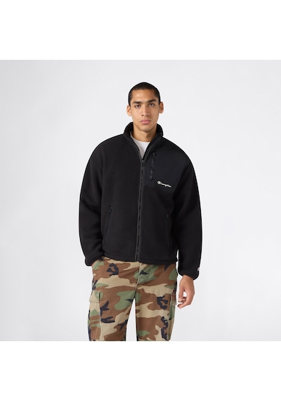 Champion Full Zip Top Erkek Siyah Sweatshirt 223003 2800282