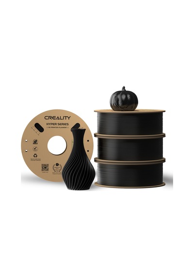 Creality Resmi Hyper Pla Filament Siyah 4kg, Yüksek Hızlı Baskı İçin 3d Yazıcı Filamenti, Dayanıklı Ve Dirençli, Pürüzsüz, Çıkıntı Performansı Boyutsal Doğruluk +/-0,03 Mm, 4 Rulo Creality Resmi Hyper Pla Filament Siyah 4kg, Yüksek Hızlı Baskı İçin 3d Yazıcı Filamenti, Dayanıklı Ve Dirençli, Pürüzsüz, Çıkıntı Performansı Boyutsal Doğruluk +/-0,03 Mm, 4 Rulo